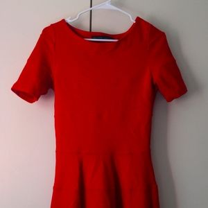 Zara red dress
